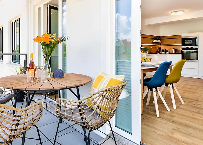 Prora - Modernes Mit Balkon, Meerblick Und E-ladestation - Beachfront *