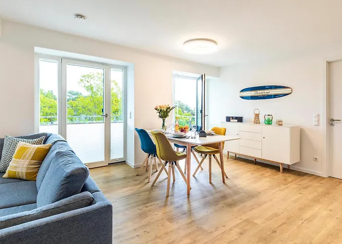 Prora - Modernes Mit Balkon, Meerblick Und E-ladestation - Beachfront *