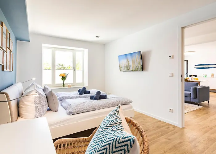 Lejlighed Prora - Modernes Mit Balkon, Meerblick Und E-ladestation - Beachfront
