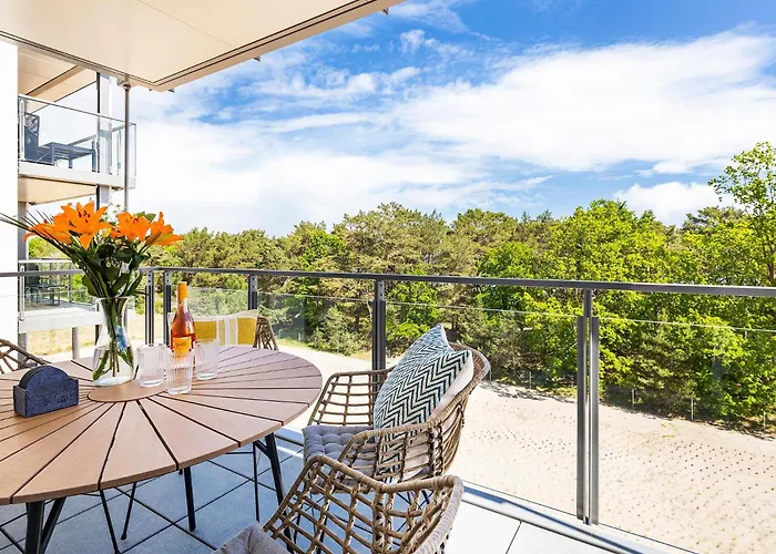 Prora - Modernes Mit Balkon, Meerblick Und E-ladestation - Beachfront Lejlighed *